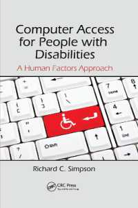 Computer Access for People with Disabilities : A Human Factors Approach (Rehabilitation Science in Practice Series)