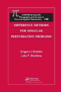 Difference Methods for Singular Perturbation Problems (Monographs and Surveys in Pure and Applied Mathematics)
