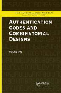 Authentication Codes and Combinatorial Designs (Discrete Mathematics and Its Applications)