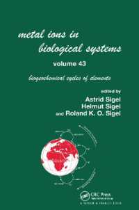 Metal Ions in Biological Systems, Volume 43 - Biogeochemical Cycles of Elements (Metal Ions in Biological Systems)