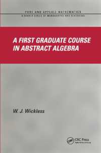 A First Graduate Course in Abstract Algebra (Chapman & Hall/crc Pure and Applied Mathematics)