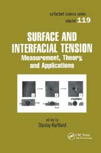 Surface and Interfacial Tension : Measurement, Theory, and Applications