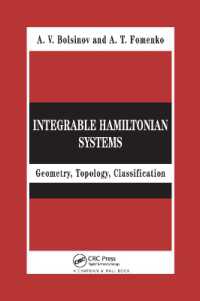 Integrable Hamiltonian Systems : Geometry, Topology, Classification
