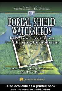 Boreal Shield Watersheds : Lake Trout Ecosystems in a Changing Environment