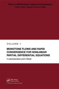Monotone Flows and Rapid Convergence for Nonlinear Partial Differential Equations (Mathematical Analysis and Applications)