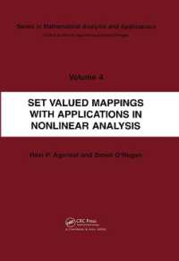 Set Valued Mappings with Applications in Nonlinear Analysis (Mathematical Analysis and Applications)