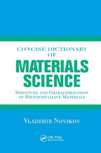 Concise Dictionary of Materials Science : Structure and Characterization of Polycrystalline Materials