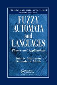Fuzzy Automata and Languages : Theory and Applications