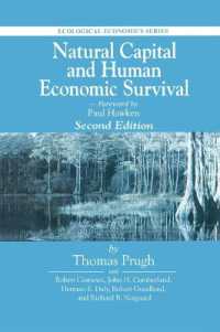 Natural Capital and Human Economic Survival (Ecological Economics) （2ND）