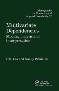 Multivariate Dependencies : Models, Analysis and Interpretation (Chapman & Hall/crc Monographs on Statistics and Applied Probability)