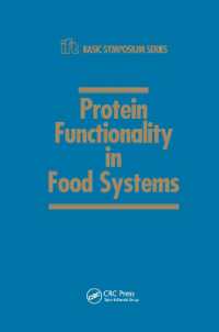 Protein Functionality in Food Systems