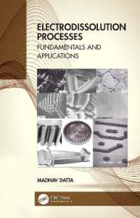 Electrodissolution Processes : Fundamentals and Applications