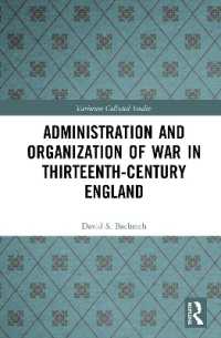 Administration and Organization of War in Thirteenth-Century England (Variorum Collected Studies)