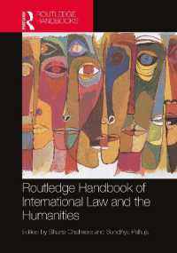 ラウトレッジ版　国際法と人文学ハンドブック<br>Routledge Handbook of International Law and the Humanities