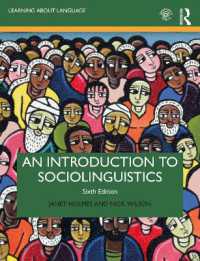 社会言語学入門（第６版）<br>An Introduction to Sociolinguistics (Learning about Language) （6TH）