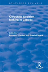 Corporate Decision Making in Canada (Routledge Revivals: the Investment Canada Research)
