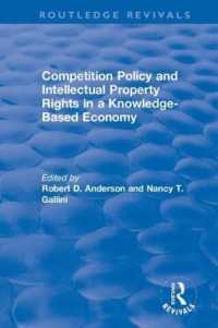Competition Policy and Intellectual Property Rights in a Knowledge-based Economy (Routledge Revivals: the Investment Canada Research)