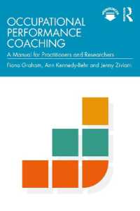 Occupational Performance Coaching : A Manual for Practitioners and Researchers