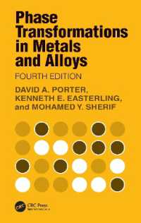 金属・合金の相遷移（テキスト・第４版）<br>Phase Transformations in Metals and Alloys （4TH）