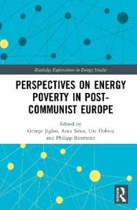 Perspectives on Energy Poverty in Post-Communist Europe (Routledge Explorations in Energy Studies)