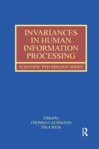 Invariances in Human Information Processing (Scientific Psychology Series)