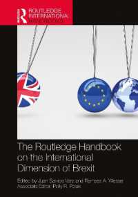 ラウトレッジ版　ブレグジットの国際的局面ハンドブック<br>The Routledge Handbook on the International Dimension of Brexit (Routledge International Handbooks)