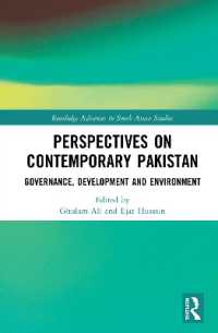 Perspectives on Contemporary Pakistan : Governance, Development and Environment (Routledge Advances in South Asian Studies)