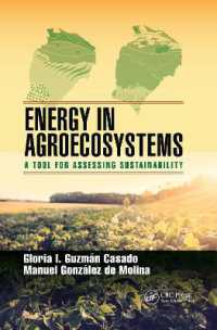 Energy in Agroecosystems : A Tool for Assessing Sustainability (Advances in Agroecology)
