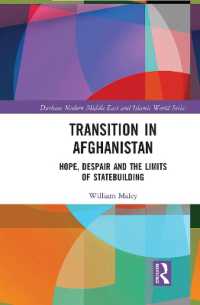 Transition in Afghanistan : Hope, Despair and the Limits of Statebuilding (Durham Modern Middle East and Islamic World Series)