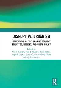 Disruptive Urbanism : Implications of the 'Sharing Economy' for Cities, Regions, and Urban Policy