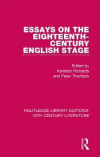 Essays on the Eighteenth-Century English Stage (Routledge Library Editions: 18th Century Literature)