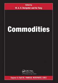 Commodities (Chapman and Hall/CRC Financial Mathematics") 〈32〉