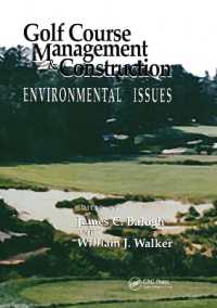 Golf Course Management & Construction : Environmental Issues