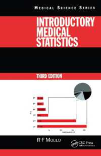 入門医療統計学（第３版）<br>Introductory Medical Statistics, 3rd edition （3RD）