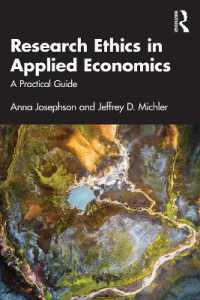 応用経済学における調査法<br>Research Ethics in Applied Economics : A Practical Guide