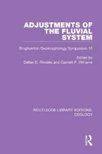 Adjustments of the Fluvial System : Binghamton Geomorphology Symposium 10 (Routledge Library Editions: Geology)