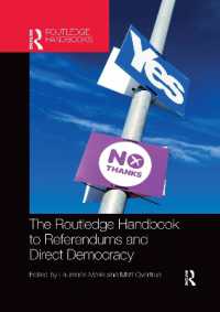ラウトレッジ版　国民投票と直接民主制ハンドブック<br>The Routledge Handbook to Referendums and Direct Democracy