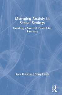 Managing Anxiety in School Settings : Creating a Survival Toolkit for Students