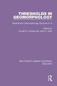 Thresholds in Geomorphology : Binghamton Geomorphology Symposium 9 (Routledge Library Editions: Geology)