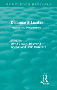 Distance Education : International Perspectives (Routledge Revivals)