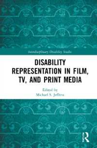 障害のメディア表象<br>Disability Representation in Film, TV, and Print Media (Interdisciplinary Disability Studies)