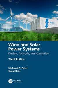 風力・太陽光発電（テキスト・第３版）<br>Wind and Solar Power Systems : Design, Analysis, and Operation （3RD）