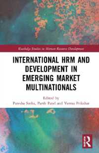 International HRM and Development in Emerging Market Multinationals (Routledge Studies in Human Resource Development)