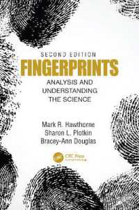 指紋鑑定の科学（第２版）<br>Fingerprints : Analysis and Understanding the Science （2ND）