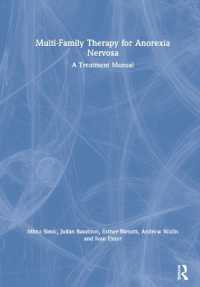 Multi-Family Therapy for Anorexia Nervosa : A Treatment Manual