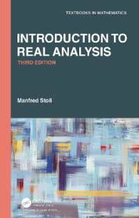 実解析入門（テキスト・第３版）<br>Introduction to Real Analysis (Textbooks in Mathematics) （3RD）