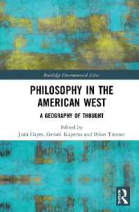 Philosophy in the American West : A Geography of Thought (Routledge Environmental Ethics)