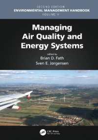 Managing Air Quality and Energy Systems (Environmental Management Handbook, Second Edition, Six-volume Set) （2ND）