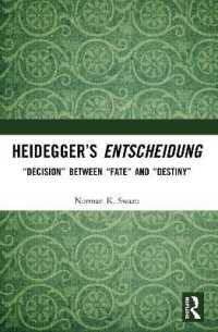 Heidegger's Entscheidung : 'Decision' between 'Fate' and 'Destiny'