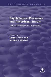Psychological Processes and Advertising Effects : Theory, Research, and Applications (Psychology Revivals)